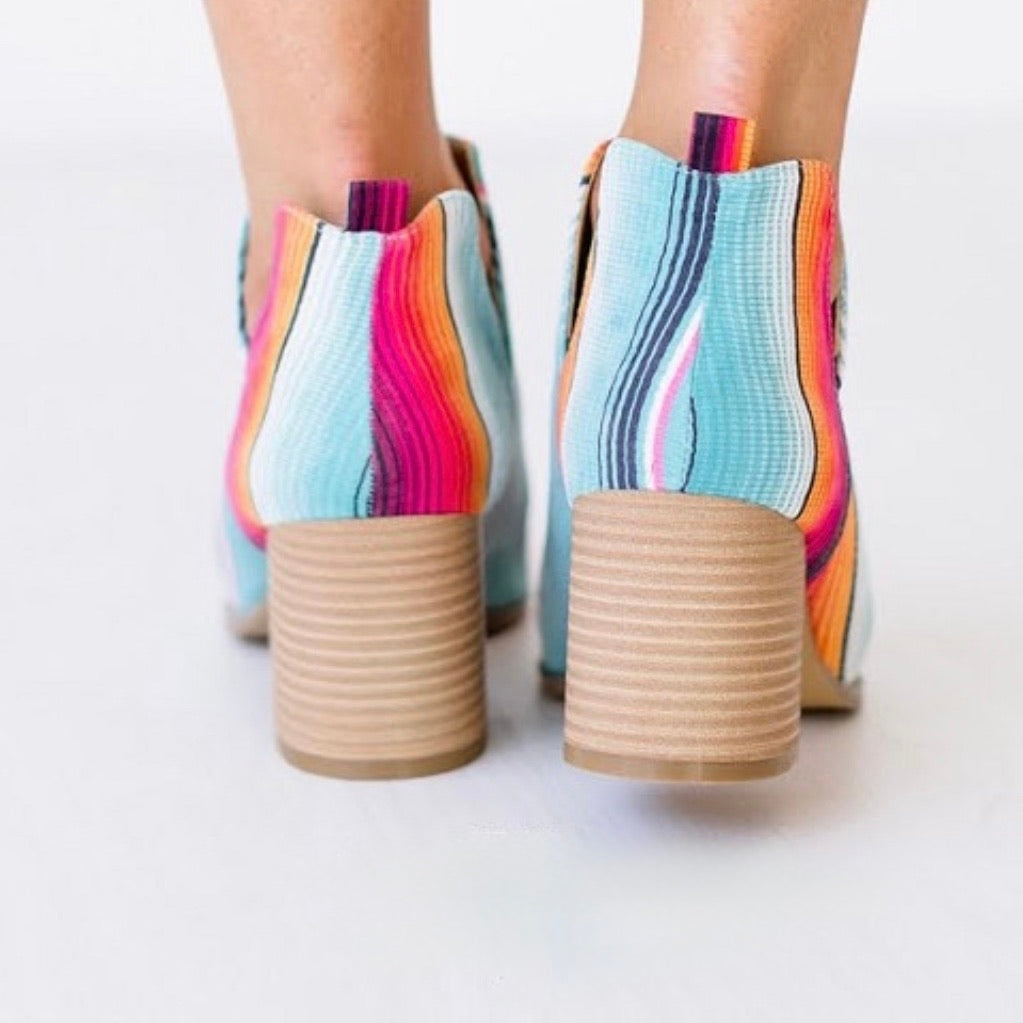 Serape Booties