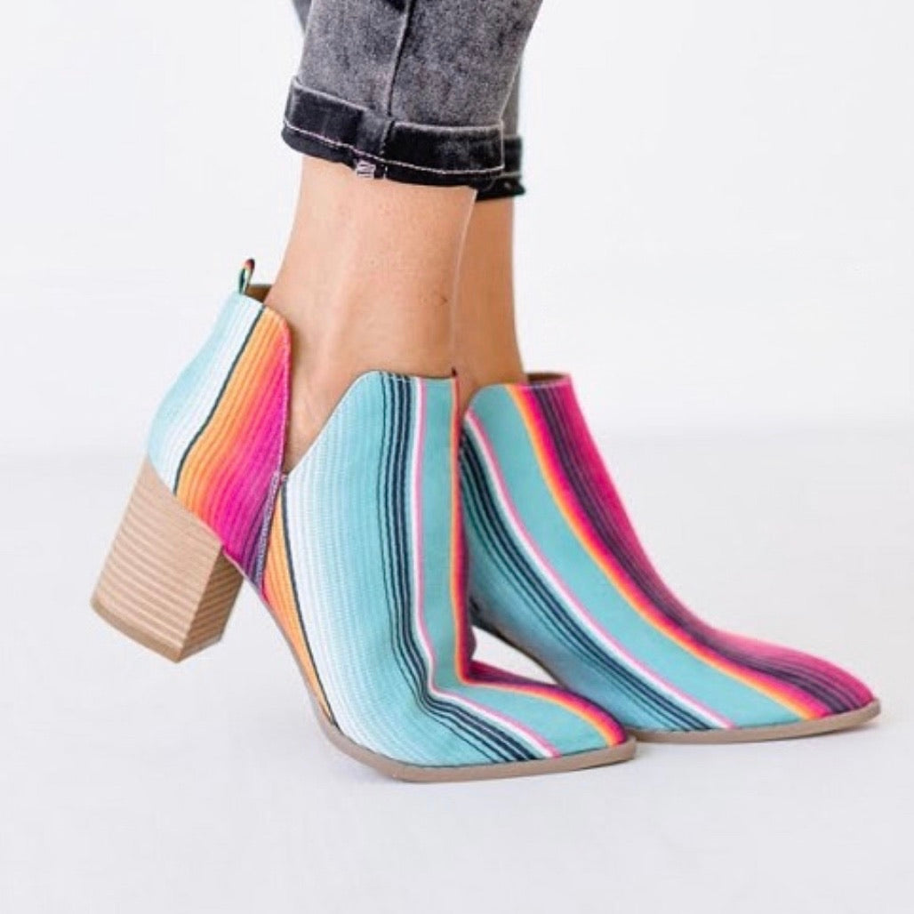 Serape Booties
