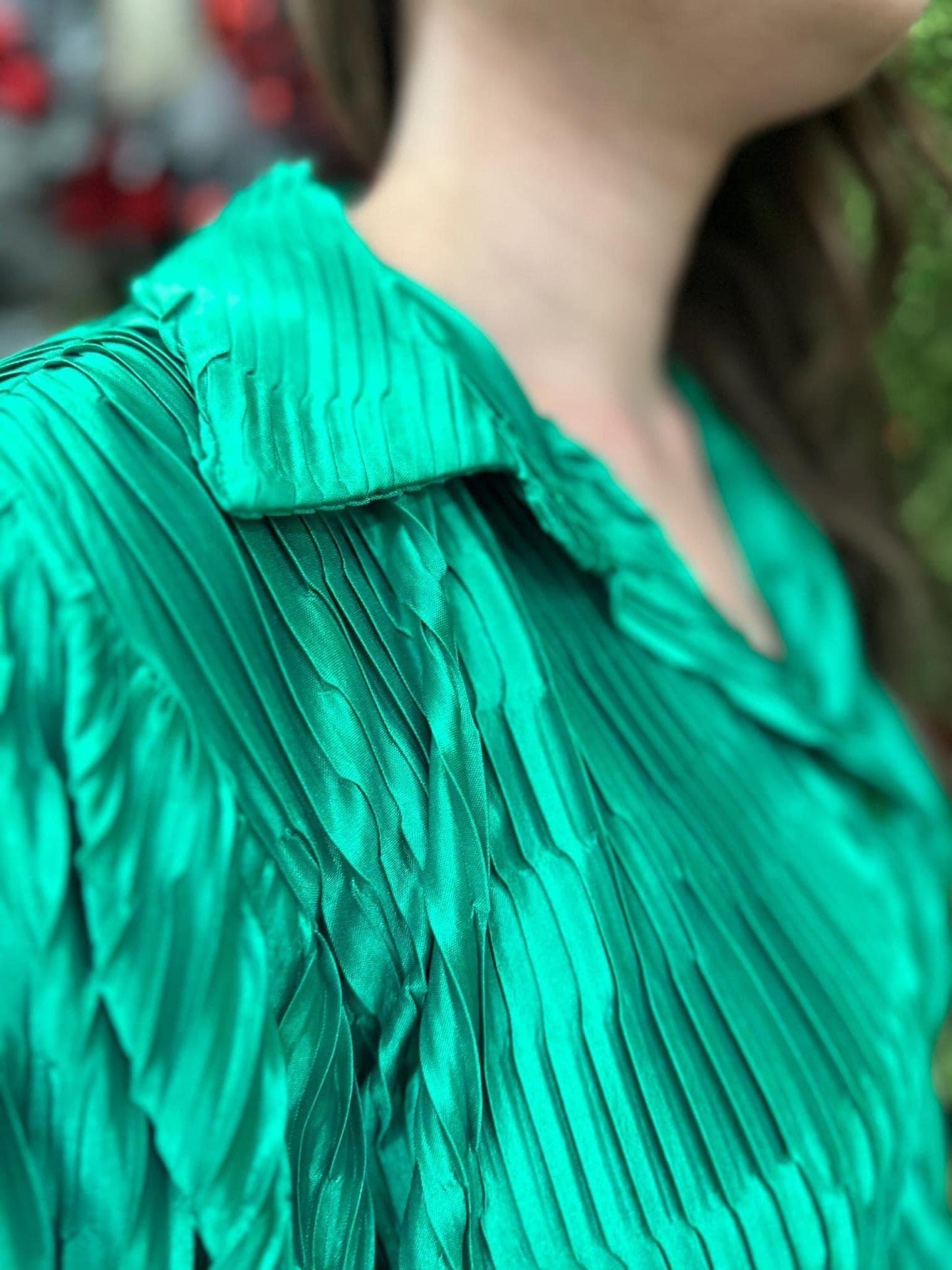 Emerald Button Up