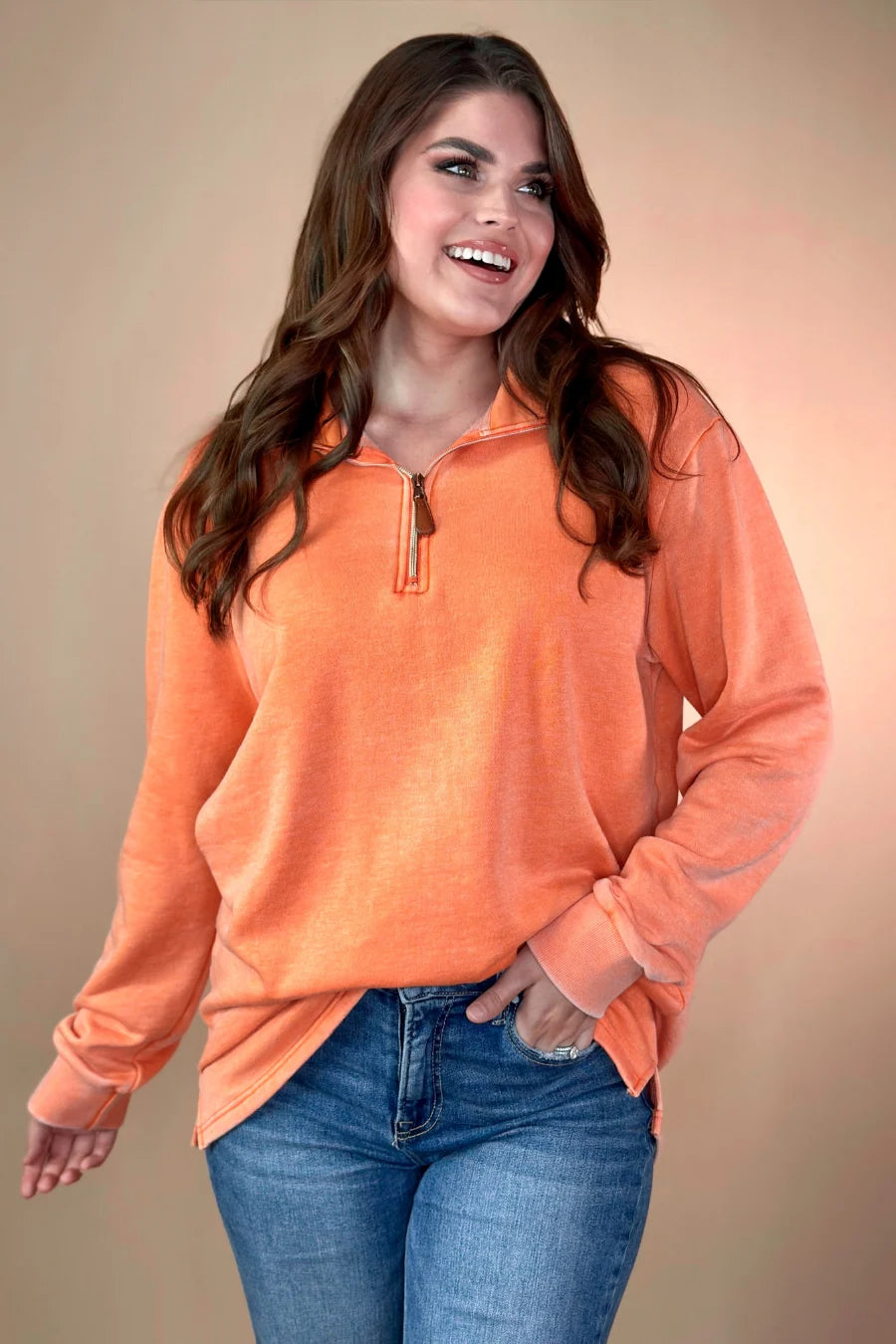 Miley Quarter Zip Pullover