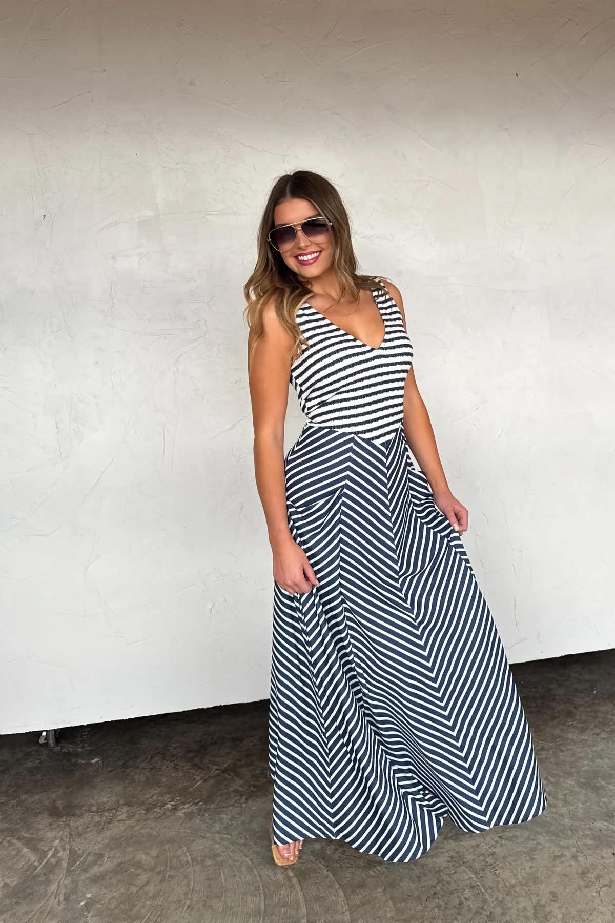 Stripped Dress
