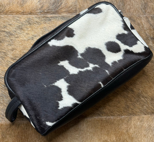 Cowhide Cosmetic Bag