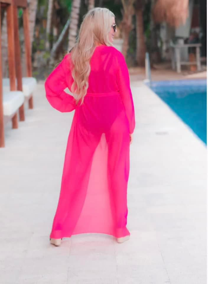 Mesh Pink Coverall