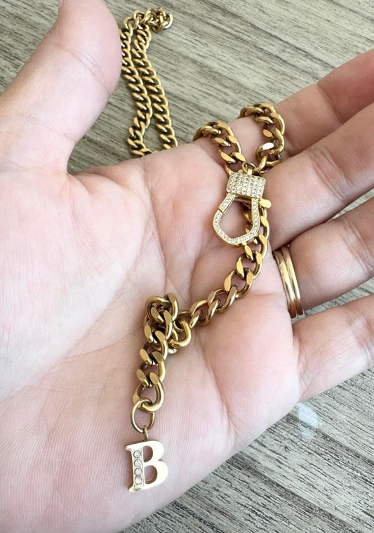 Chain Initial Necklace