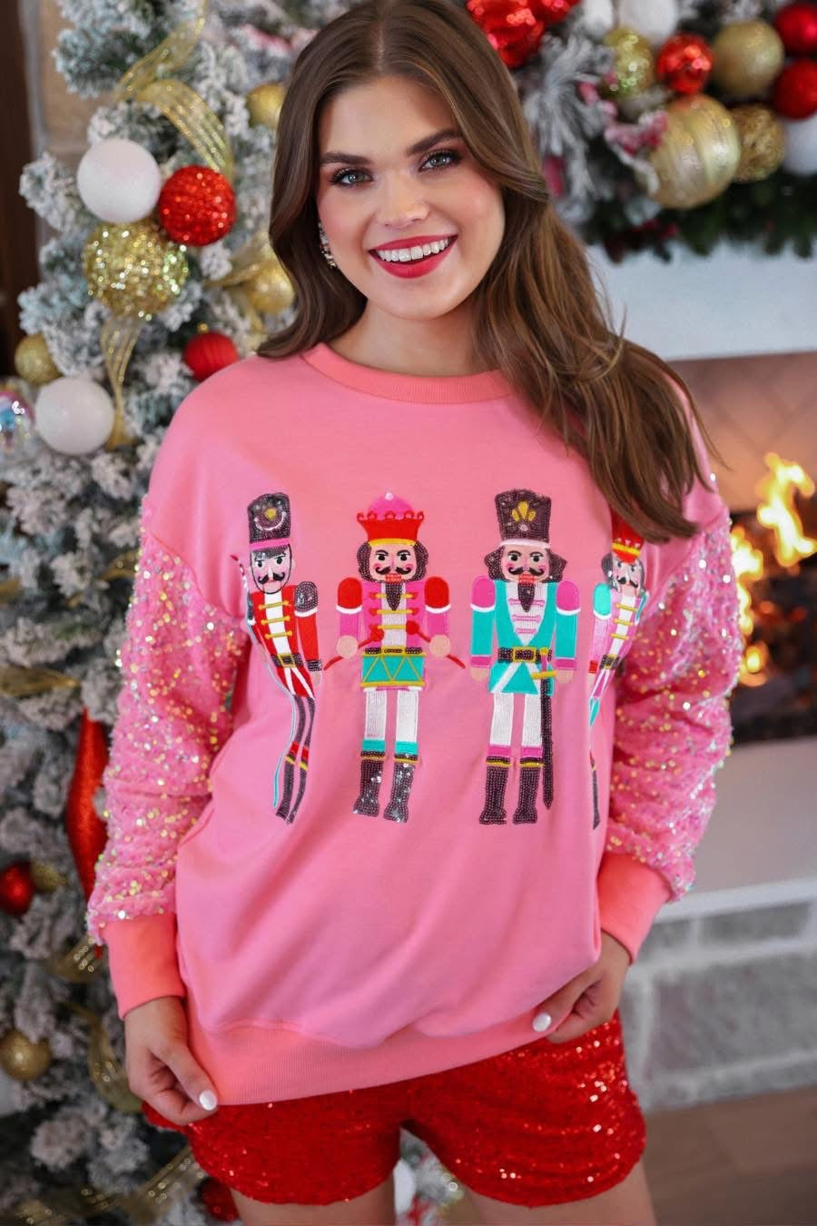 Nutcracker Sequins Pullover