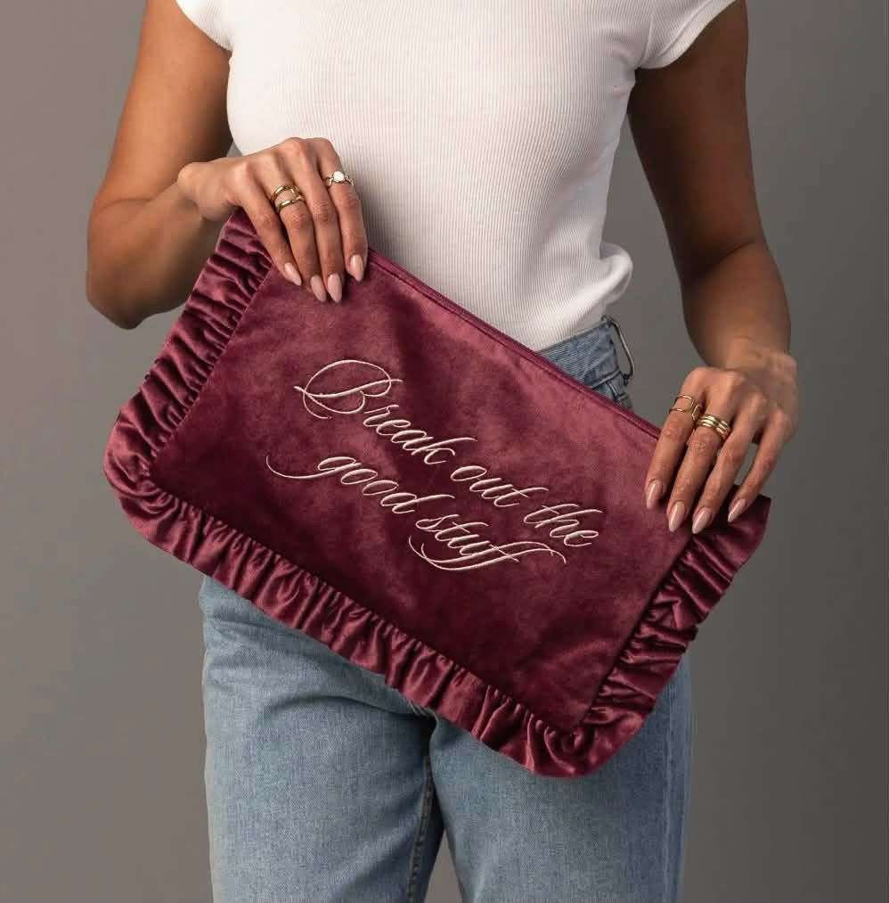 Velvet Travel Bags