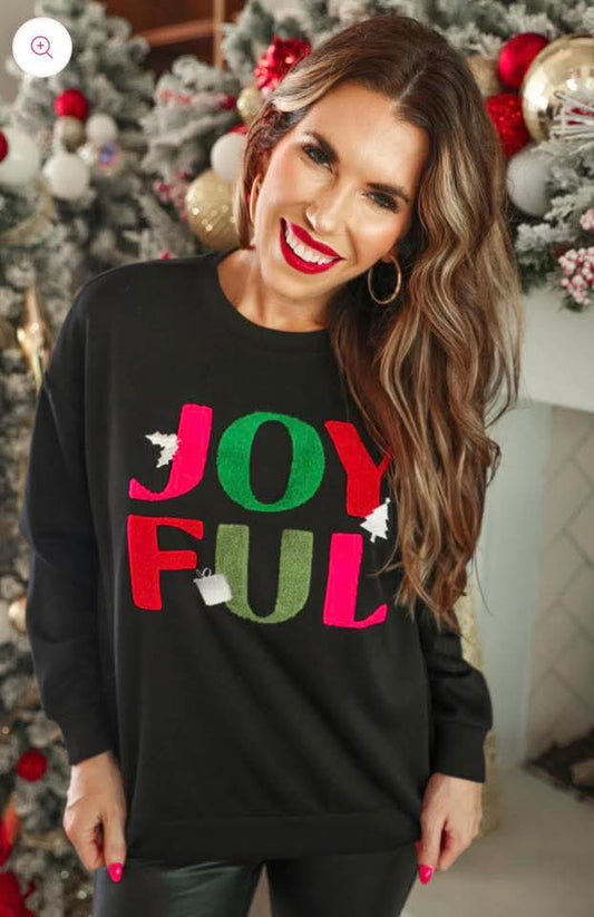 Chenille Patch Joyful