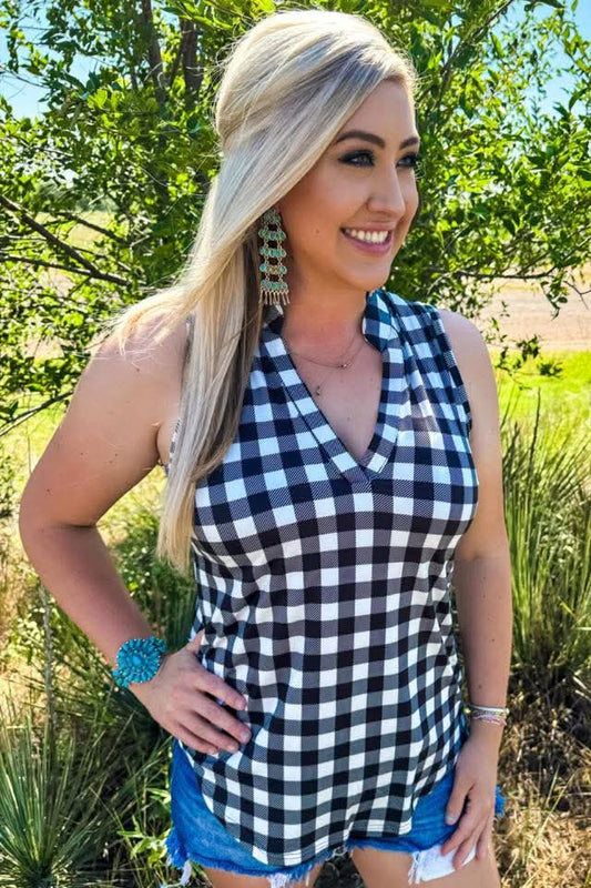 Plaid Tank