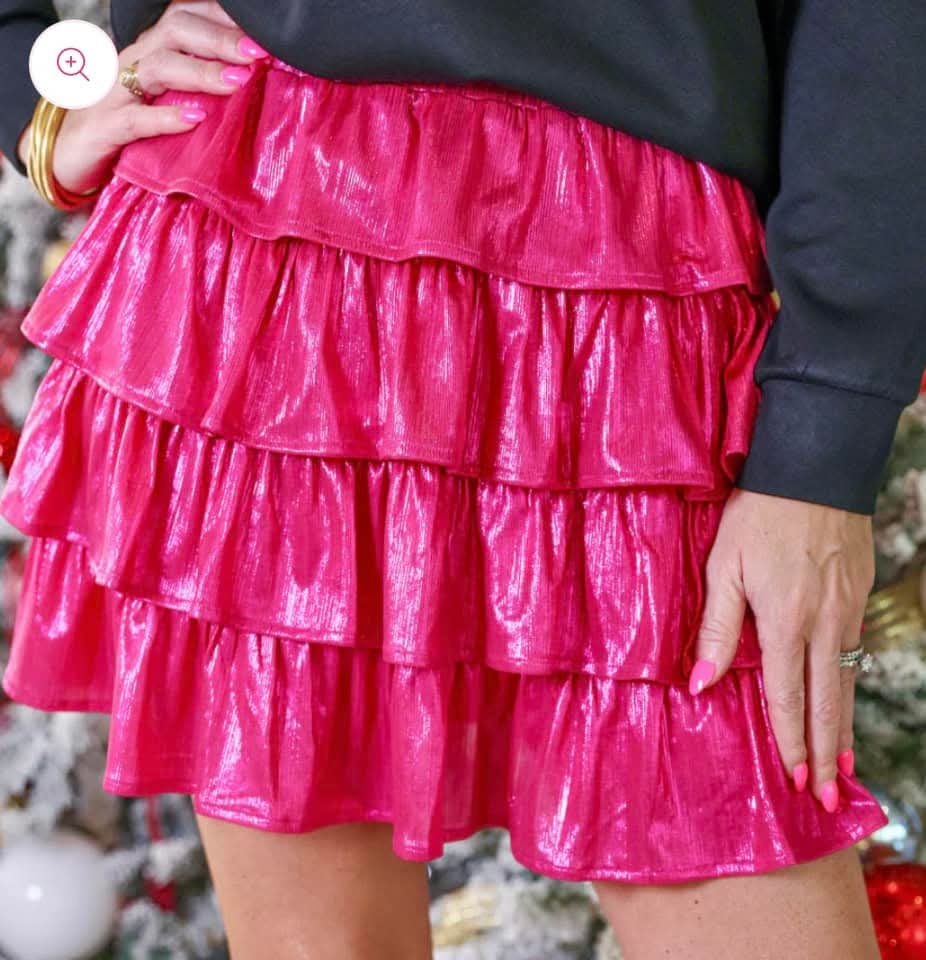 Metallic Skort