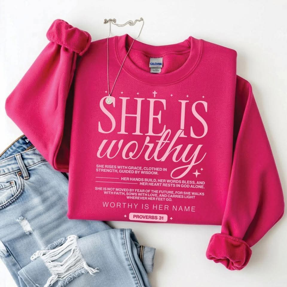 She Is Worthy TEE