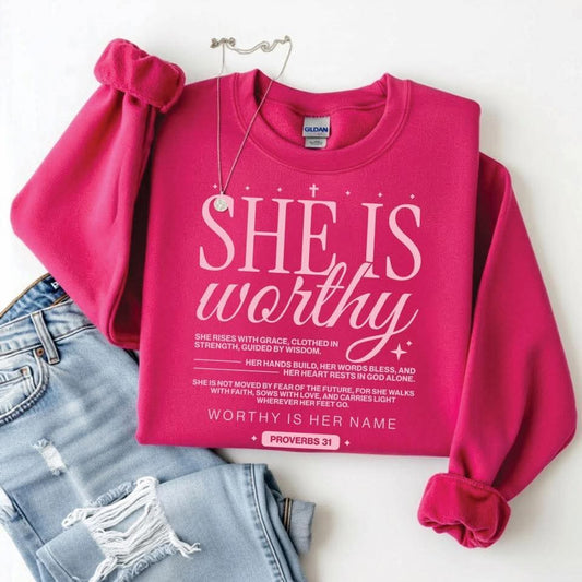 She Is Worthy TEE