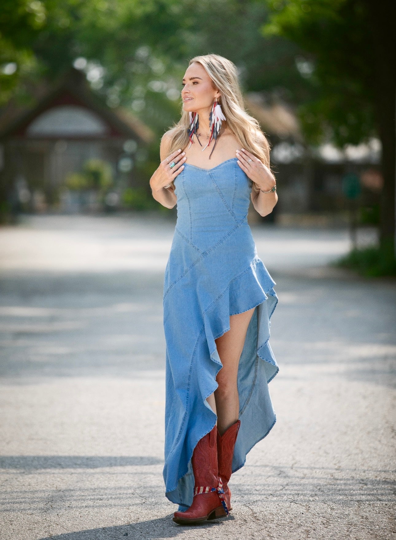 Southern Belle Denim Dress