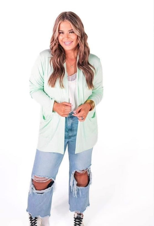 Mint Cardigan