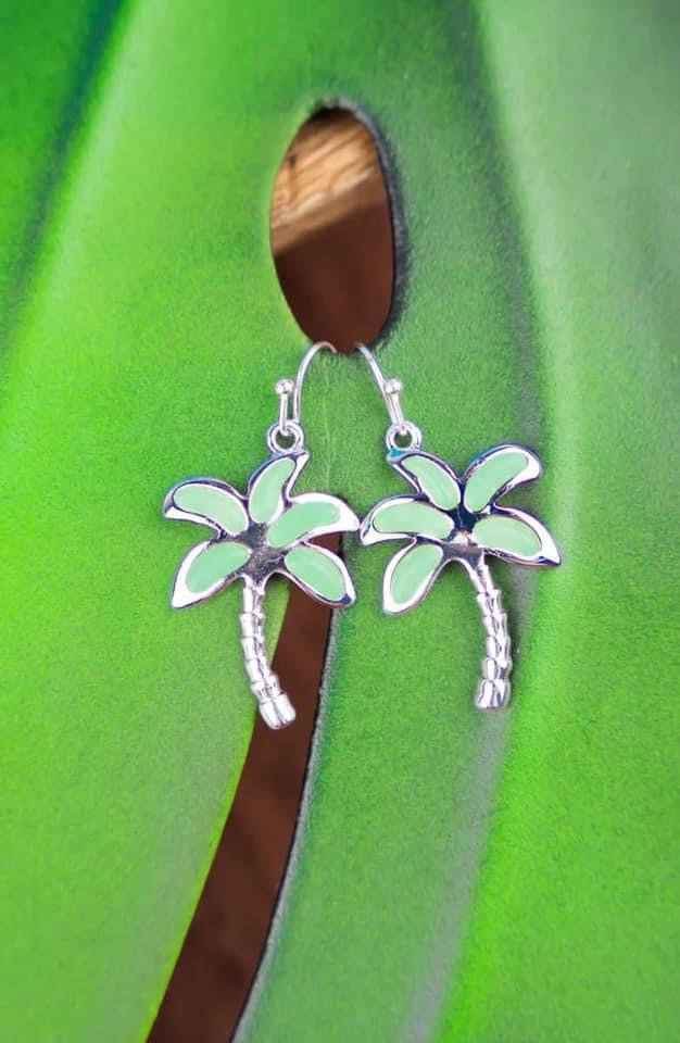 Palm Tree Earrings