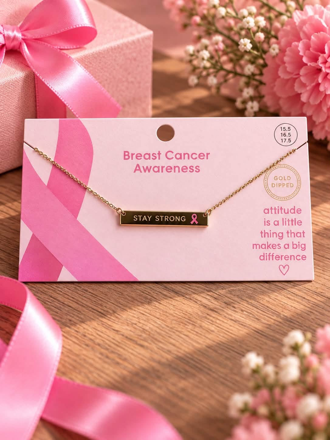 Breast Cancer Necklace