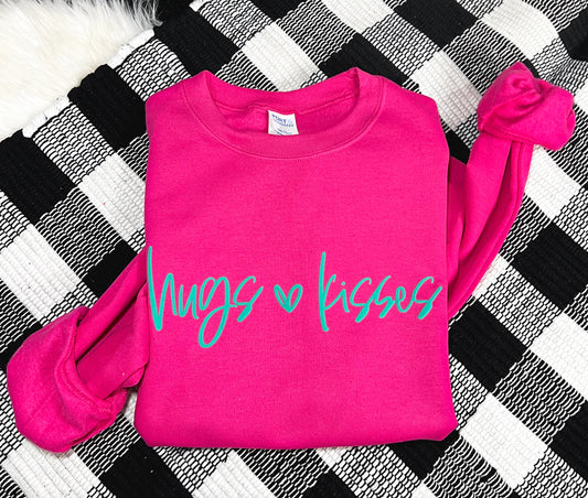 Hugs & Kisses PUFF INK Sweatshirt