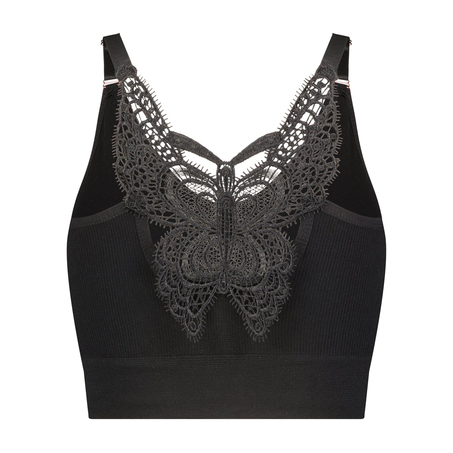 Jules Ribbed Crochet Bralette