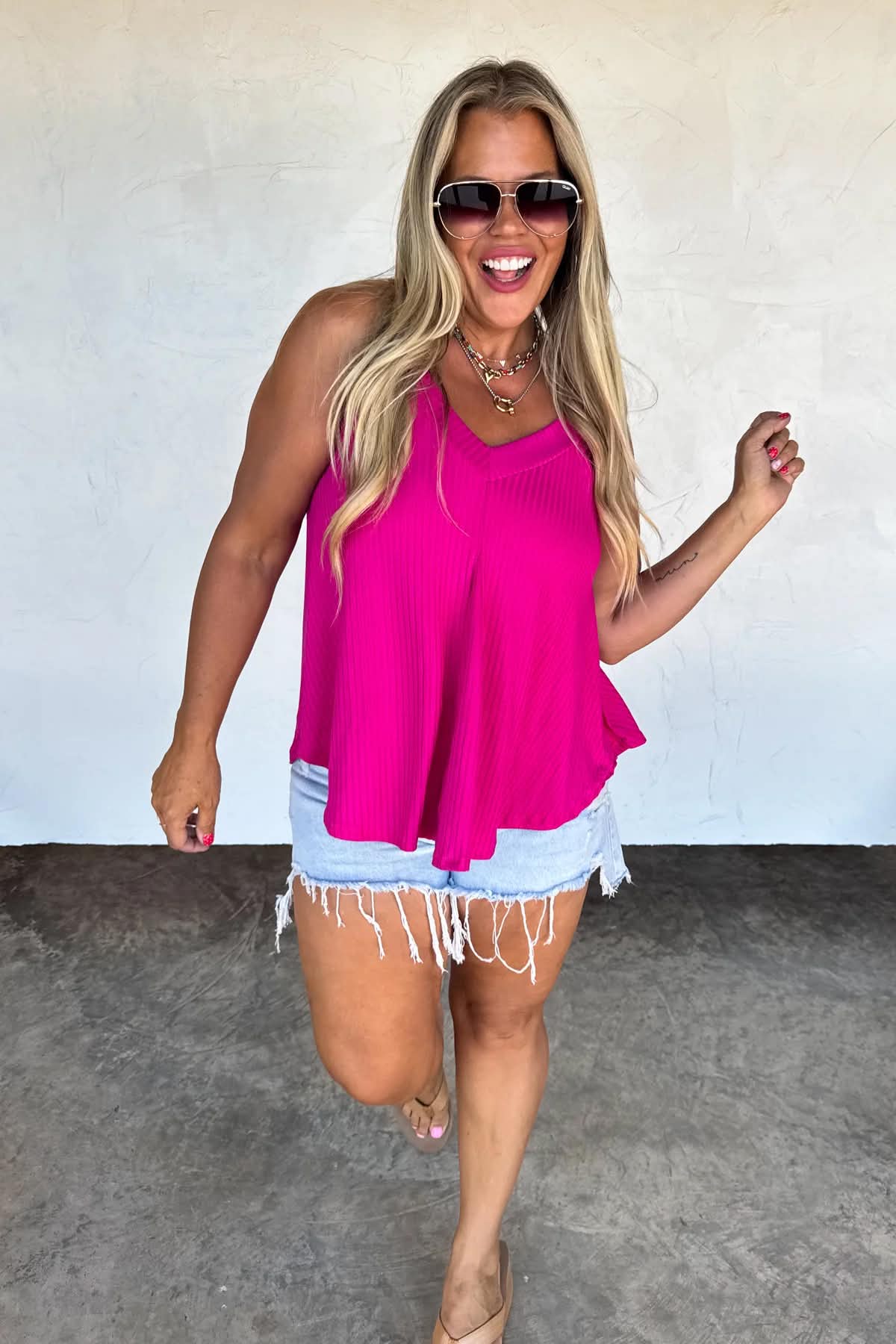 Fuschia Tank