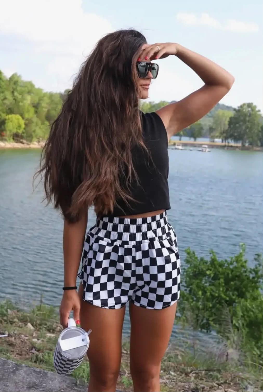 Checkered Shorts