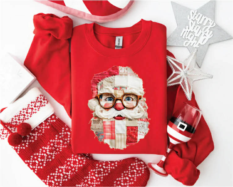 Patchwork Santa