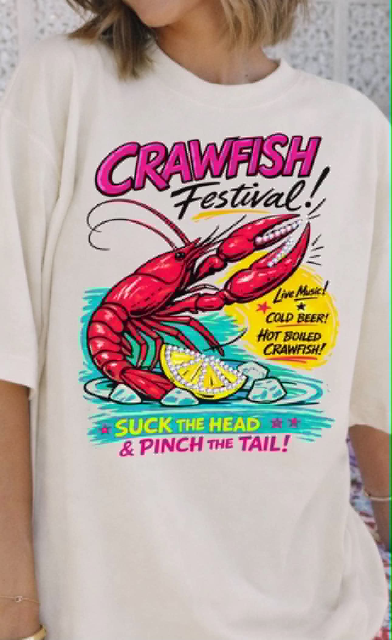Bling Crawfish Tee