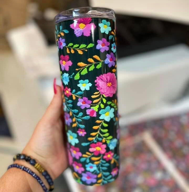 Embroidered Tumbler